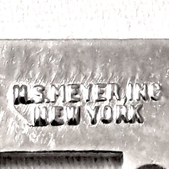 Vintage USMC Rifle Sharpshooter Qualification Badge – N.S. Meyer, Inc. New York - Picture 6 of 7